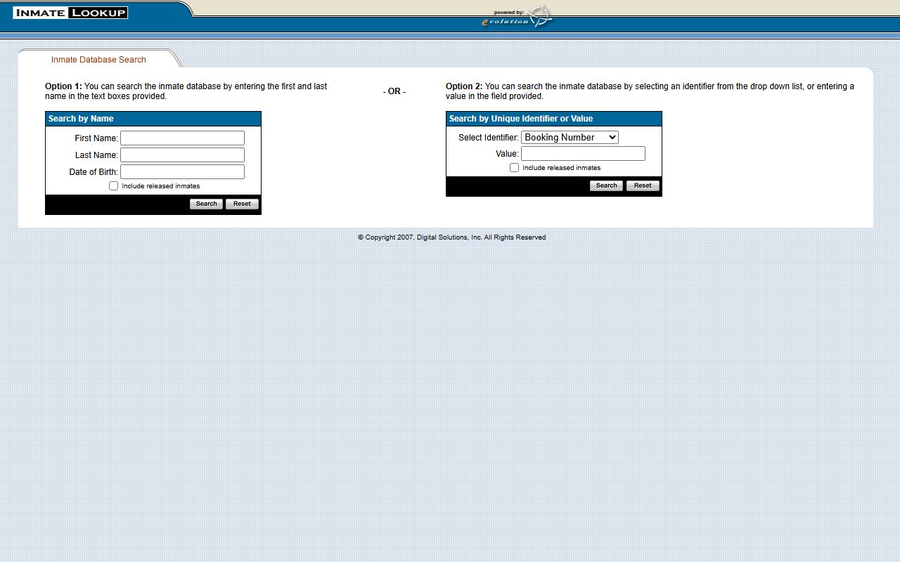 Marion County inmate population roster lookup tool